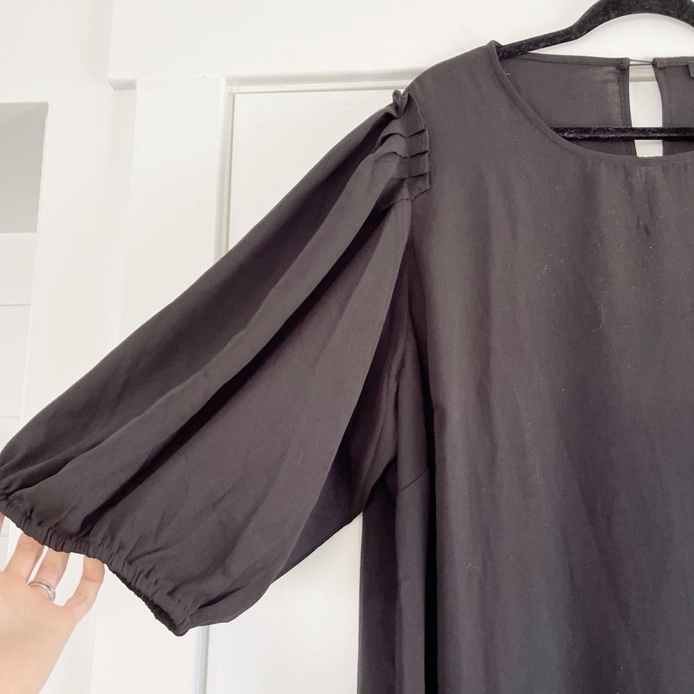 Capsule by Simply Be Puff Sleeve Shift Dress - Picture 3 of 9